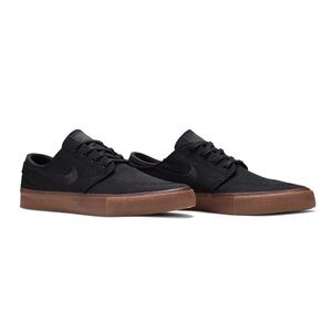 Nike SB Zoom Stefan Janoski Canvas Men's Black and Brown Gum Sneakers Size 10